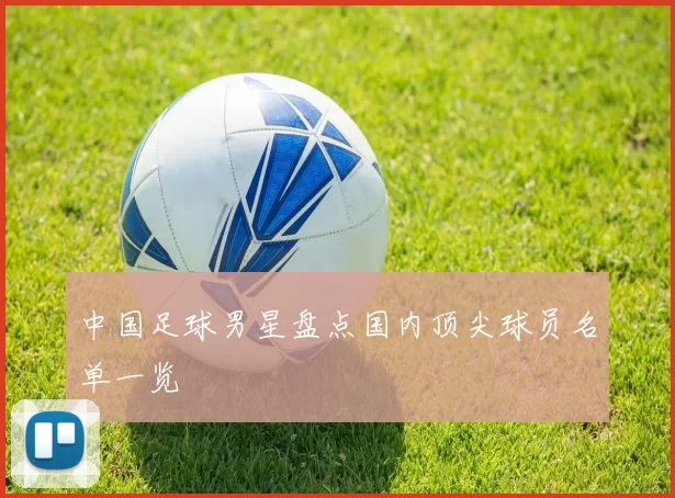 中国足球男星盘点国内顶尖球员名单一览
